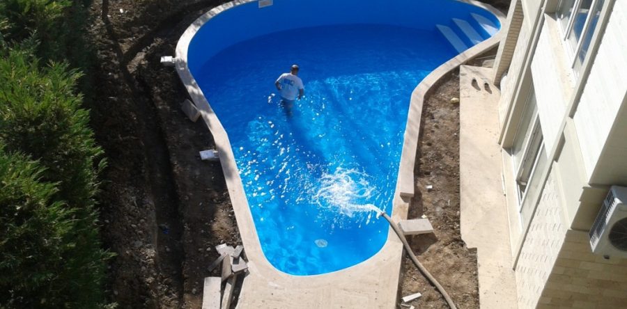 Skimmerli Sistem Liner Kaplama